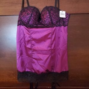 Frederick's of Hollywood satin chemise